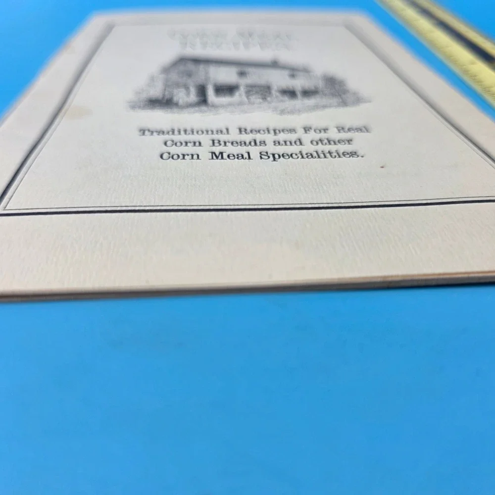 Vintage 1978 Corn Meal Recipes Cookbook Sunny South Press Georgia Agrirama